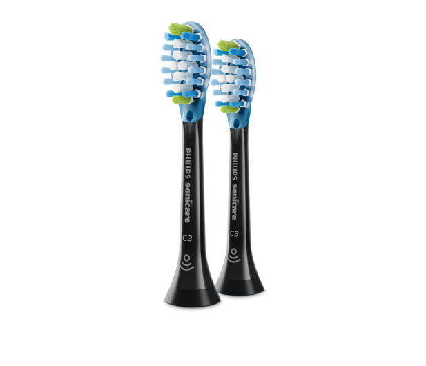 Philips Sonicare Główki Plaque Control HX9042/33 2-pak czarne - 430509 - zdjęcie